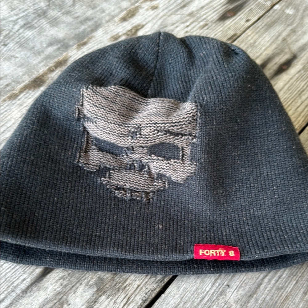 Forty 8 Skull Knit Beanie